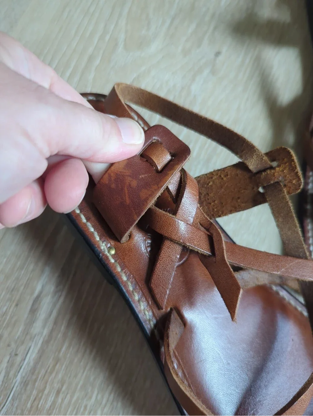 FLAT THONG ISLAND SANDALS Handmade Artisan Leathr Made HawaiiWMN 10